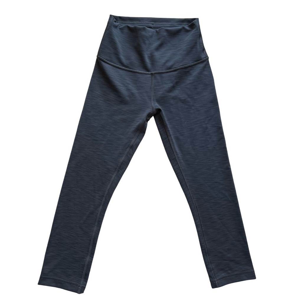 Lululemon cropped grey workout tights leggings size 2